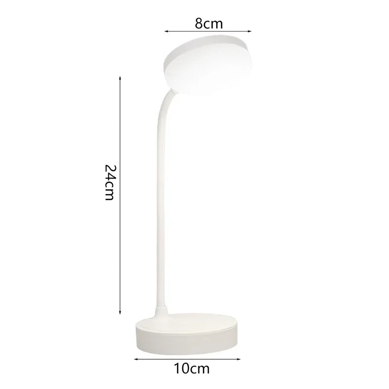 Flexible LED Desk Lamp With USB Power And Level Dimmer