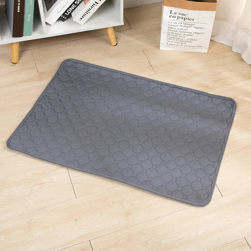 Washable Dog Diaper Mat Reusable Training Pad Waterproof Puppy Bed