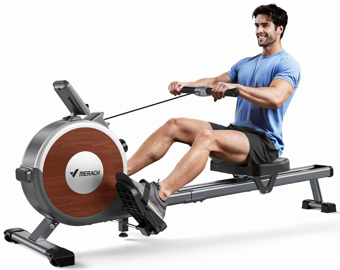 MERACH Magnetic Rowing Machine For Home With 16 Levels