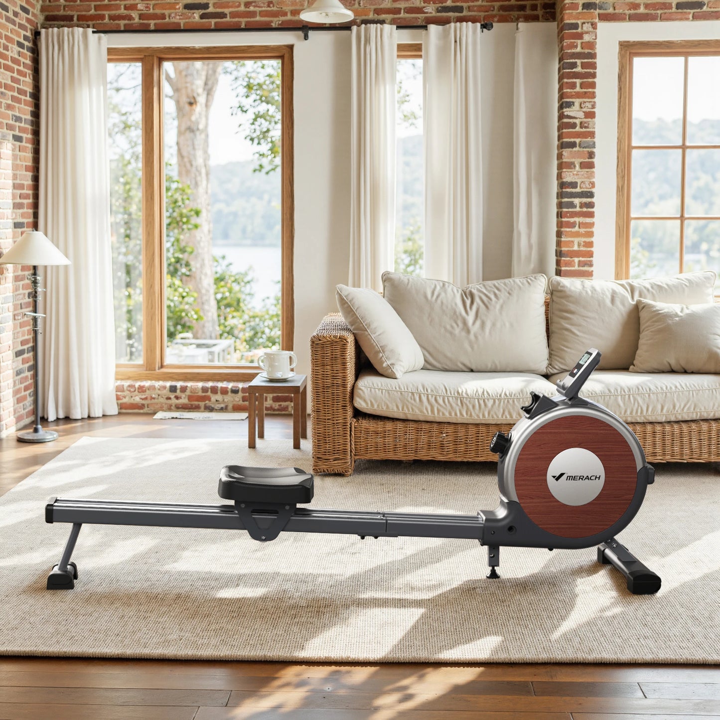 MERACH Magnetic Rowing Machine For Home With 16 Levels
