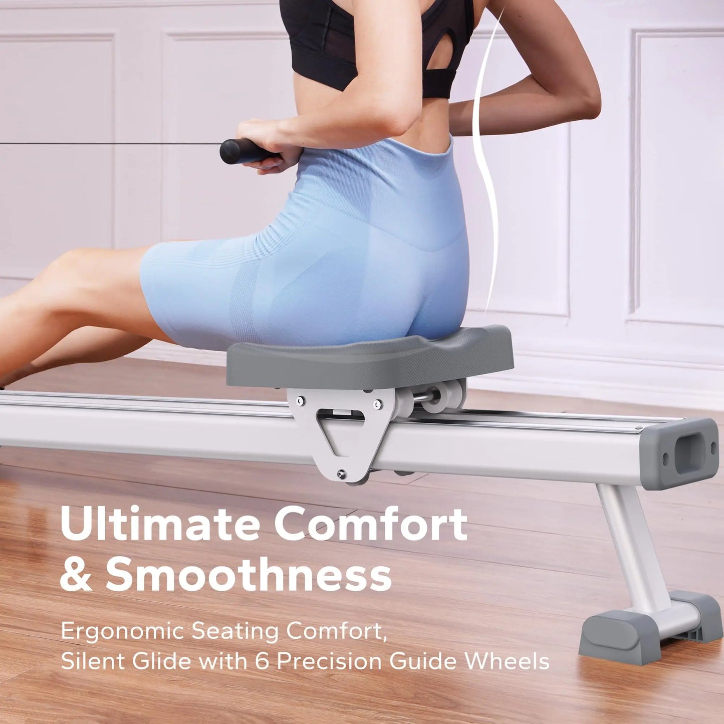 MERACH Magnetic Rowing Machine For Home With 16 Levels