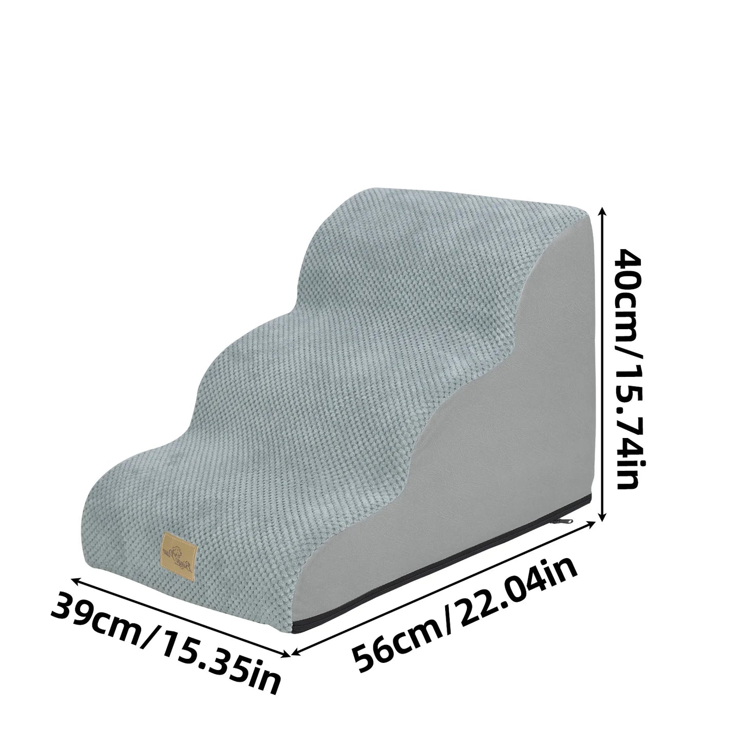 Pet Training Stairs With Removable Cover For Beds And Sofas