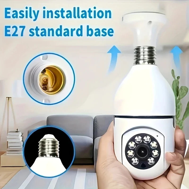 BoyKeep Outdoor Security Camera Wireless 5GHz 360 Degree E27 Socket