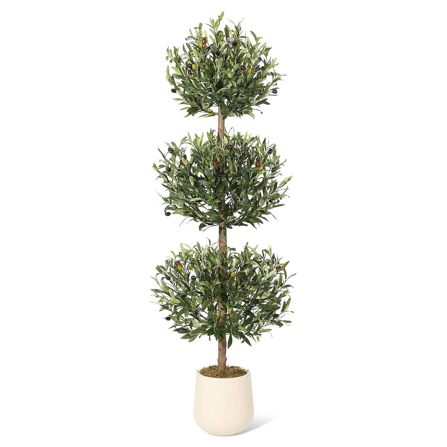 HiMISS Artificial Olive Tree With Planter For Home And Office Decor