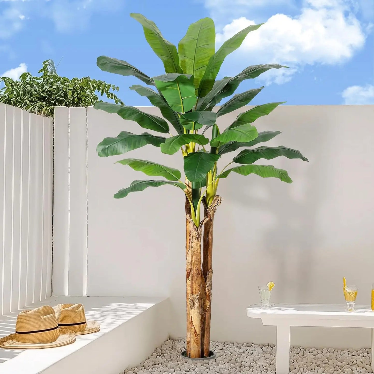 HiMISS Artificial Banana Tree With Planter For Home Decor