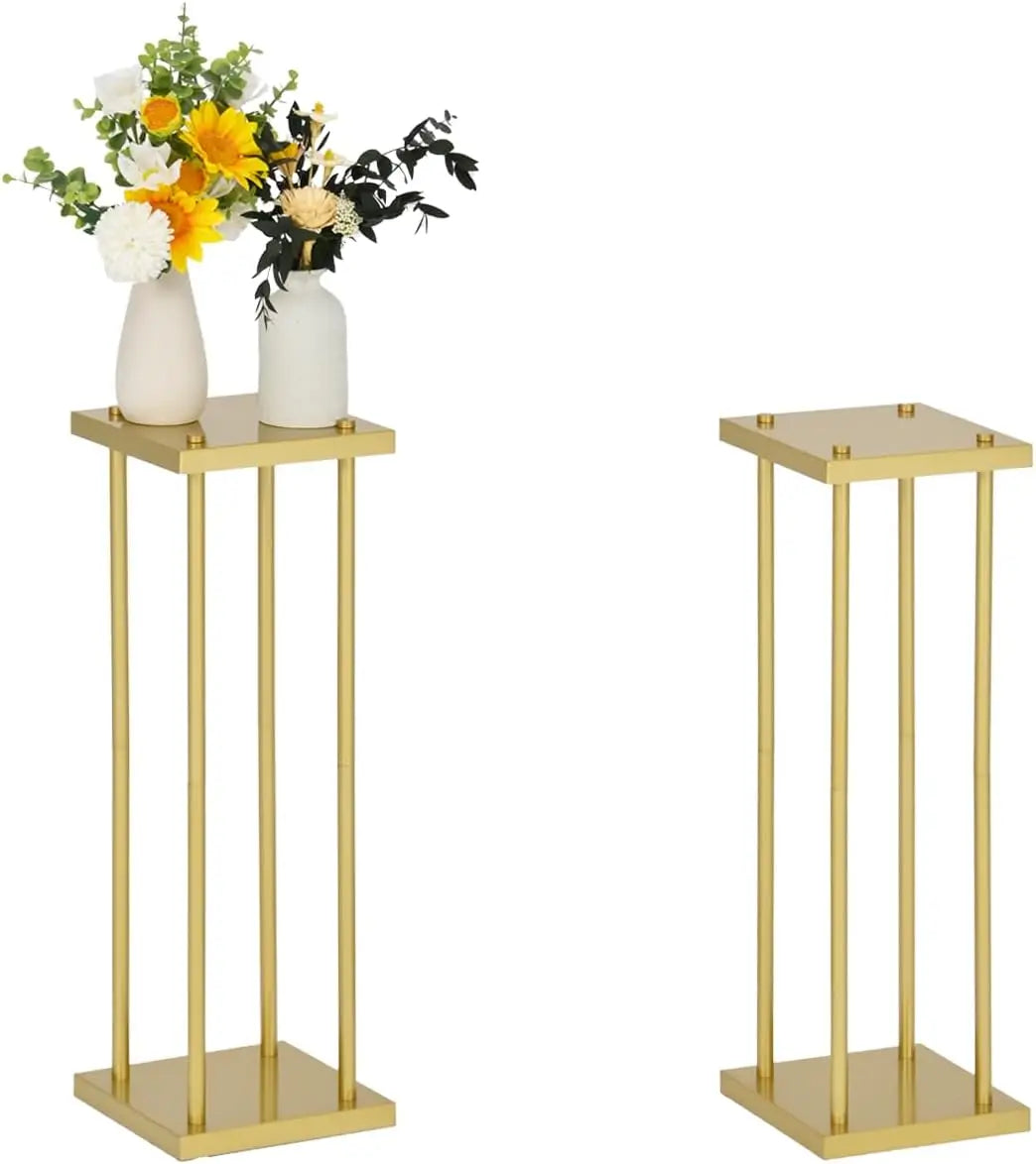 Metal Flower Stand Set For Geometric Centerpieces And Wedding Decor