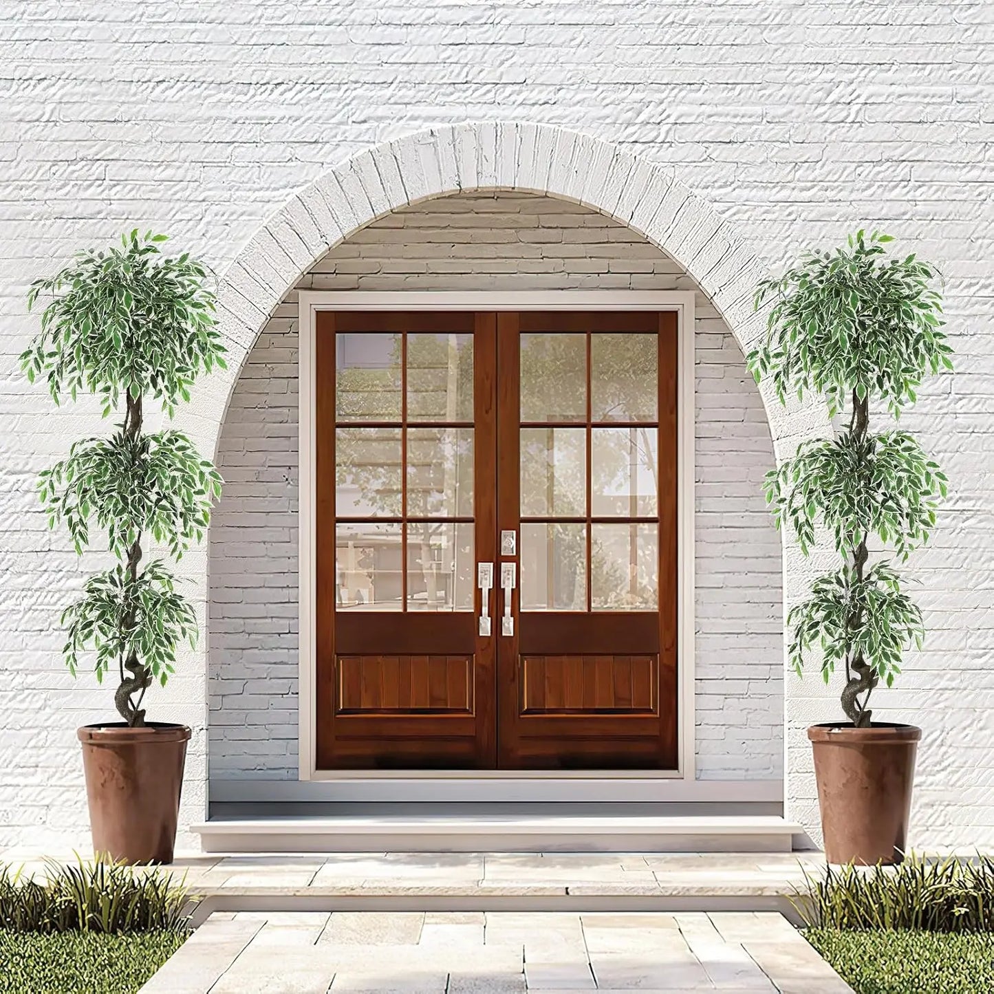 HiMISS Indoor Outdoor Ficus Tree For Home Office Decor