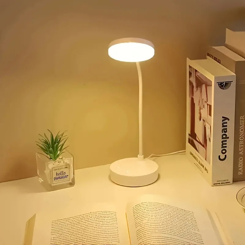 Flexible LED Desk Lamp With USB Power And Level Dimmer