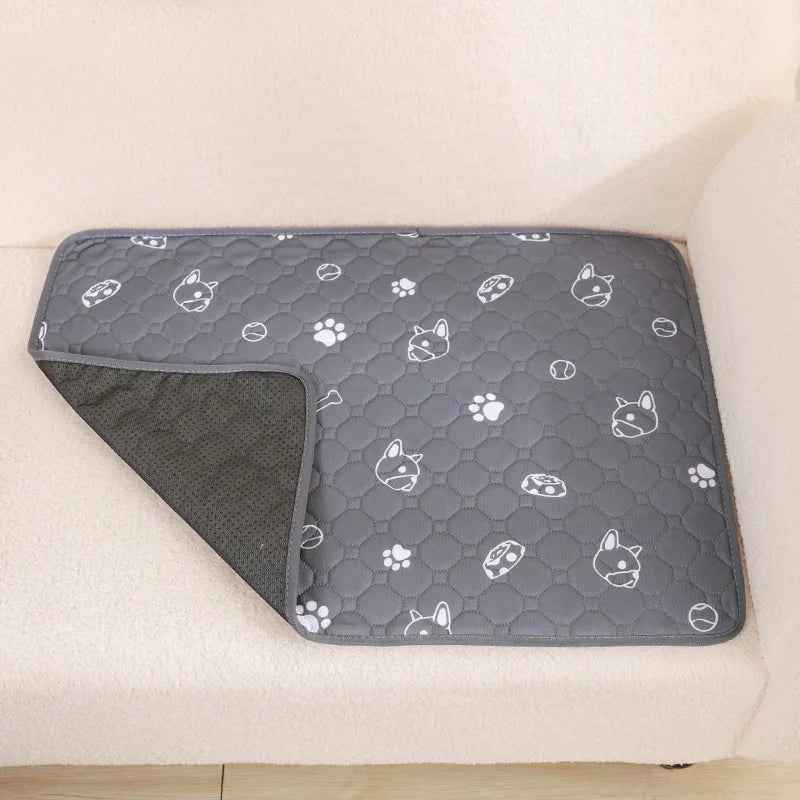 Washable Dog Diaper Mat Reusable Training Pad Waterproof Puppy Bed