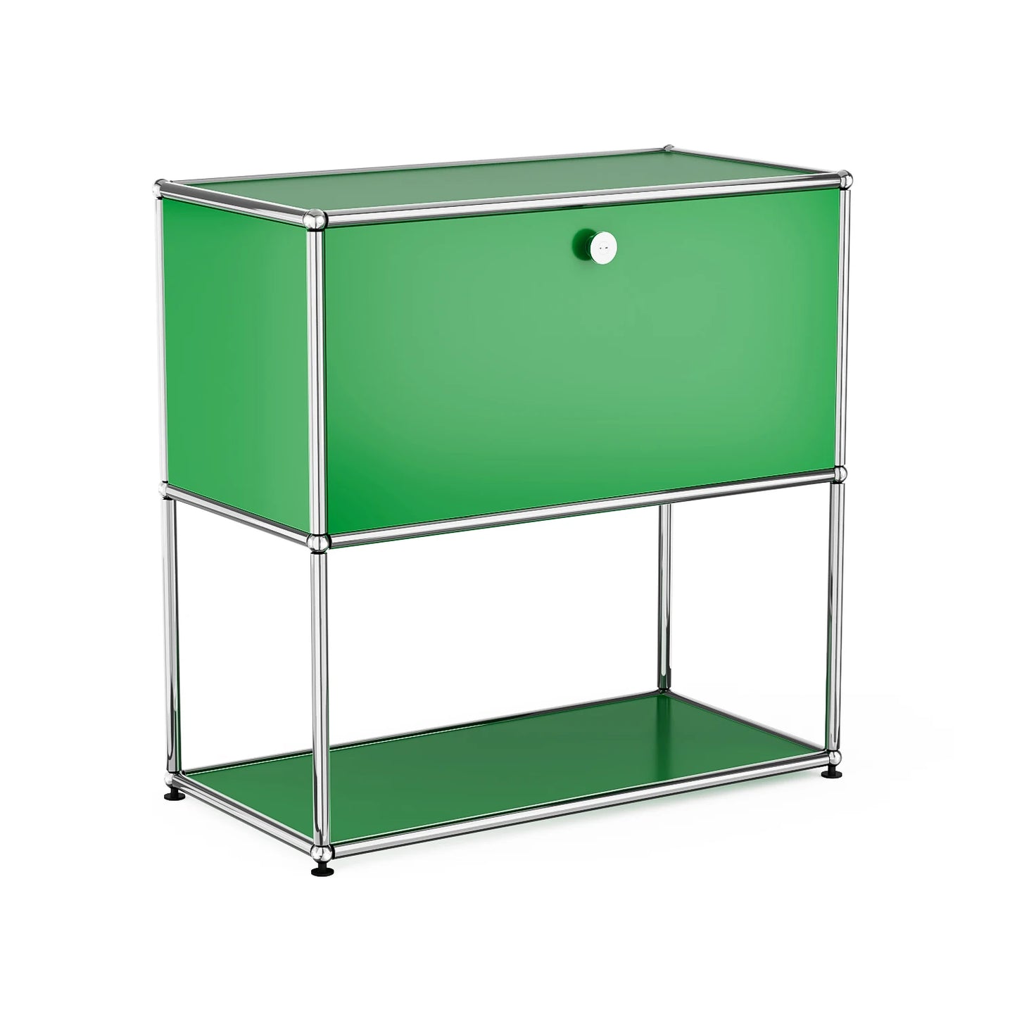 Furgle Modern Modular Nightstand Metal Frame Two Tier