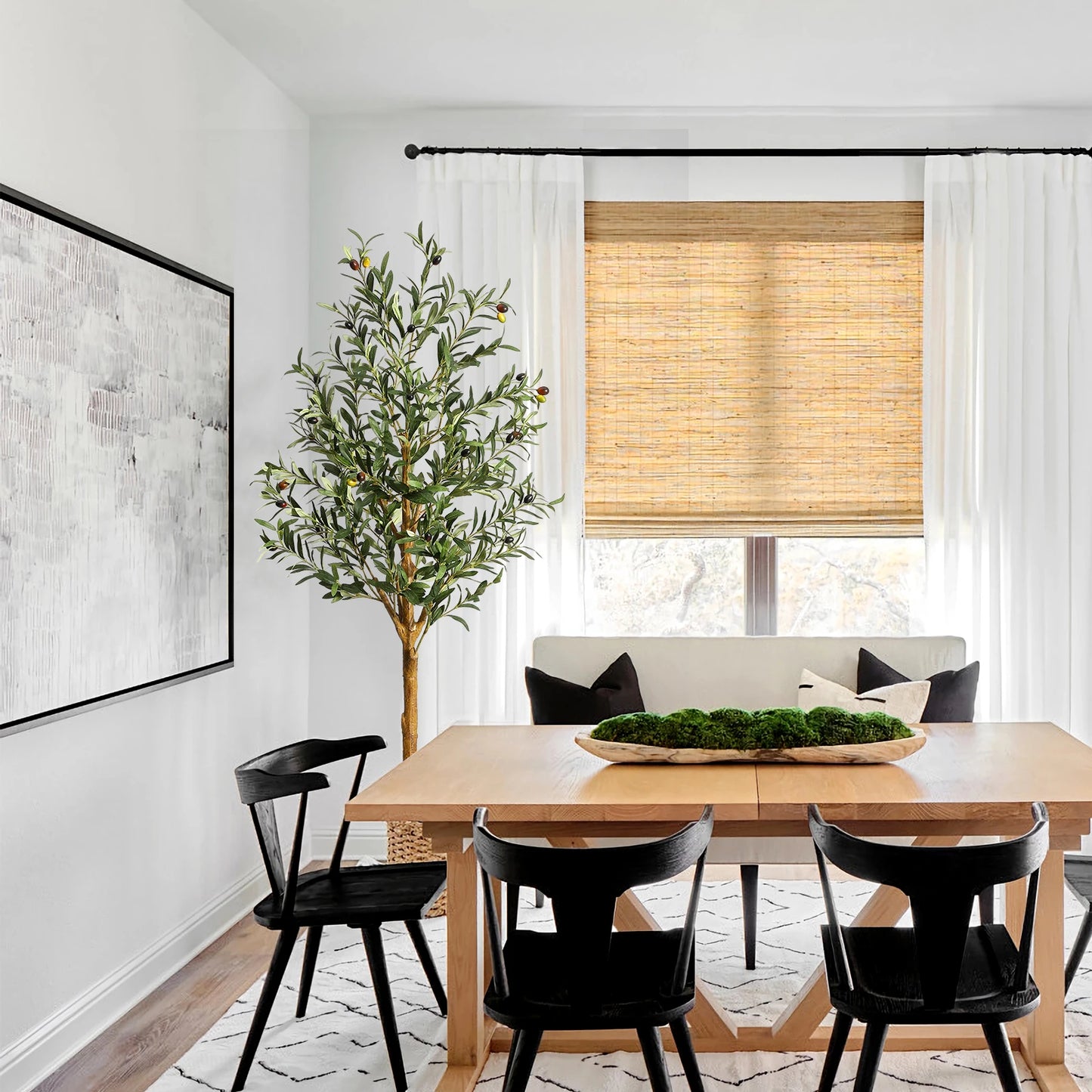 HiMISS Artificial Olive Tree In Pot For Home Room Decor