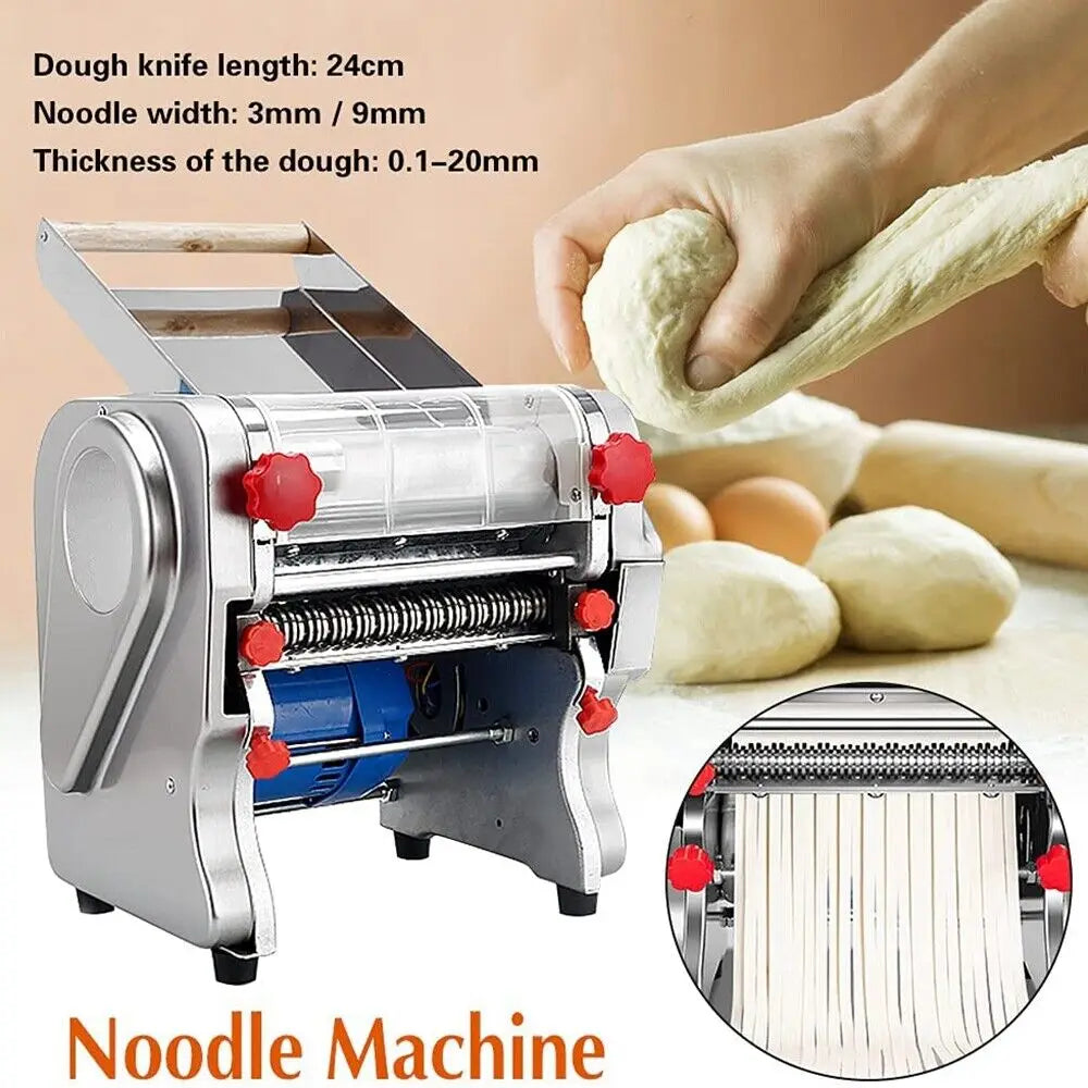 Hign-concerned 550W Electric Pasta Maker Noodle Machine With Dual Knife