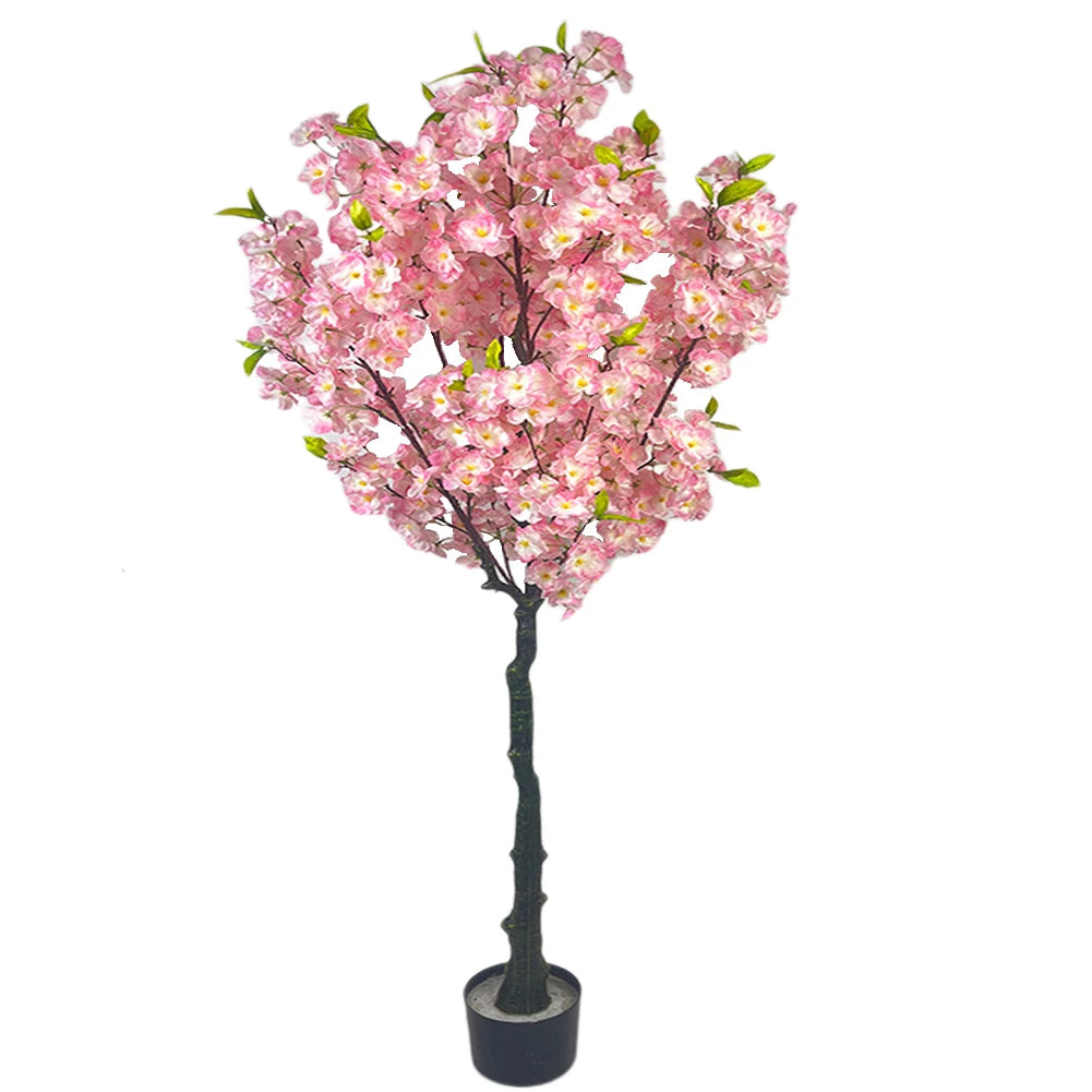 HiMISS Artificial Cherry Blossom Tree Potted Home Decor