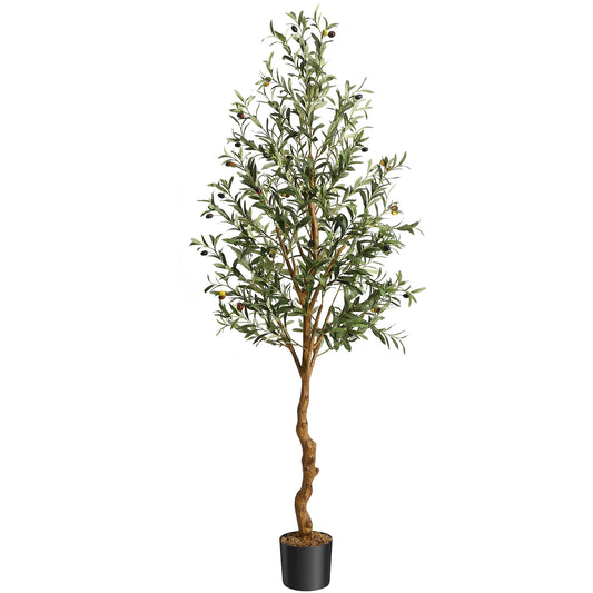HiMISS Artificial Olive Tree In Pot For Home Room Decor