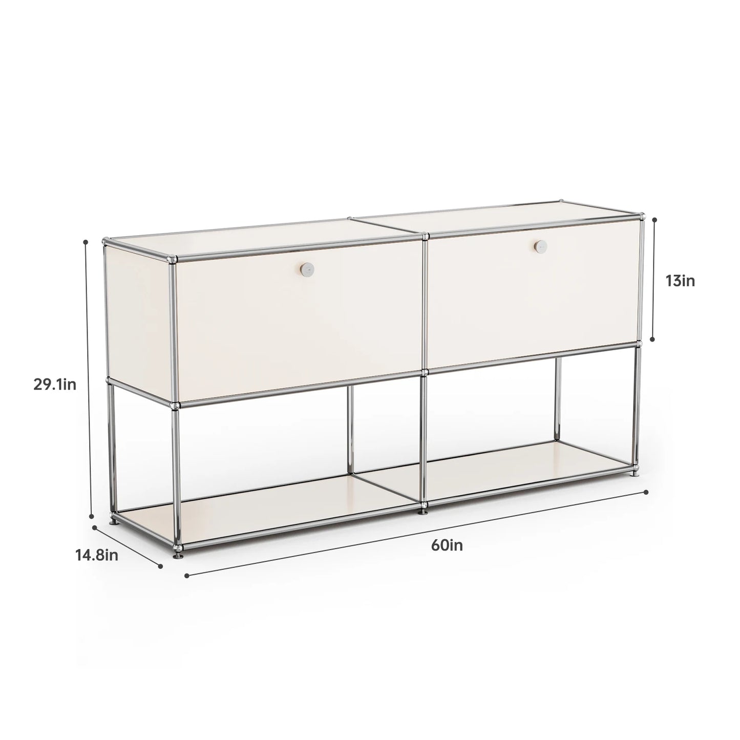 Stainless Steel Storage Cabinet Sideboard For Living Room
