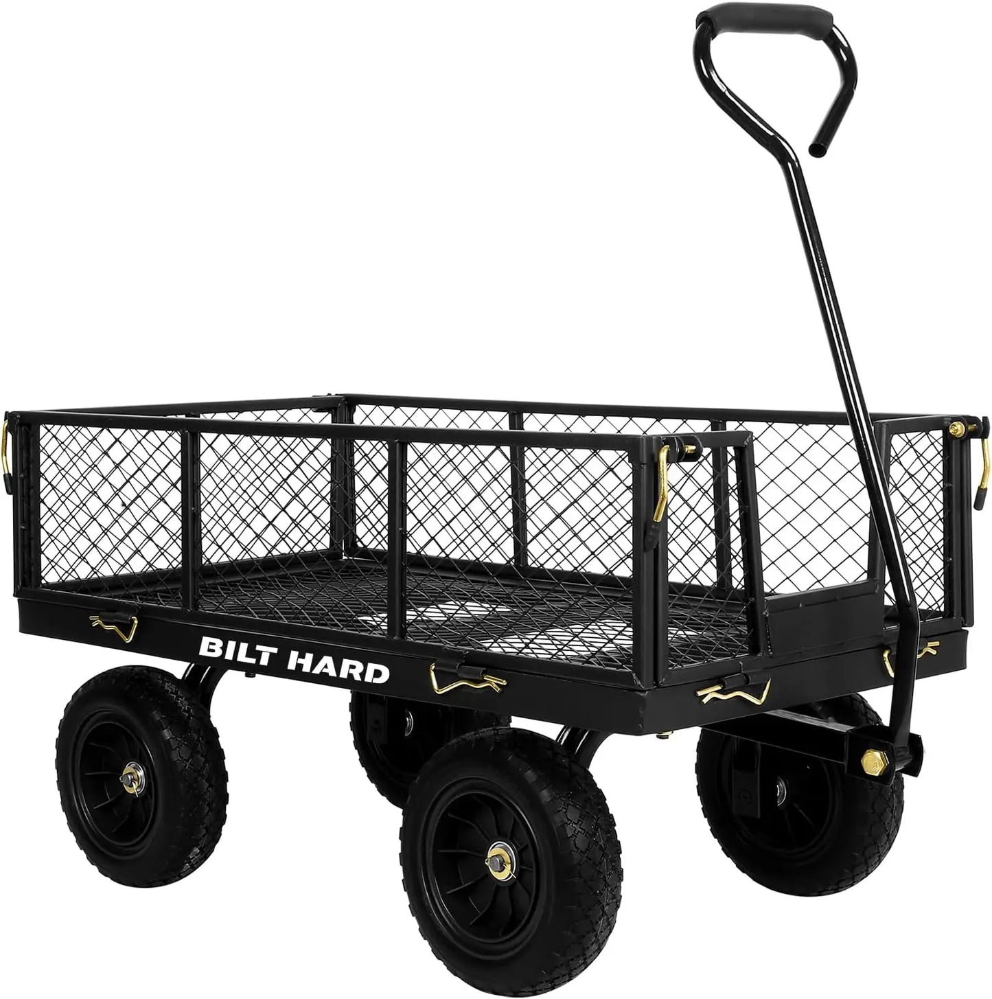 Bilt Hard 400 Lb Flat Free Tire Steel Garden CartPro