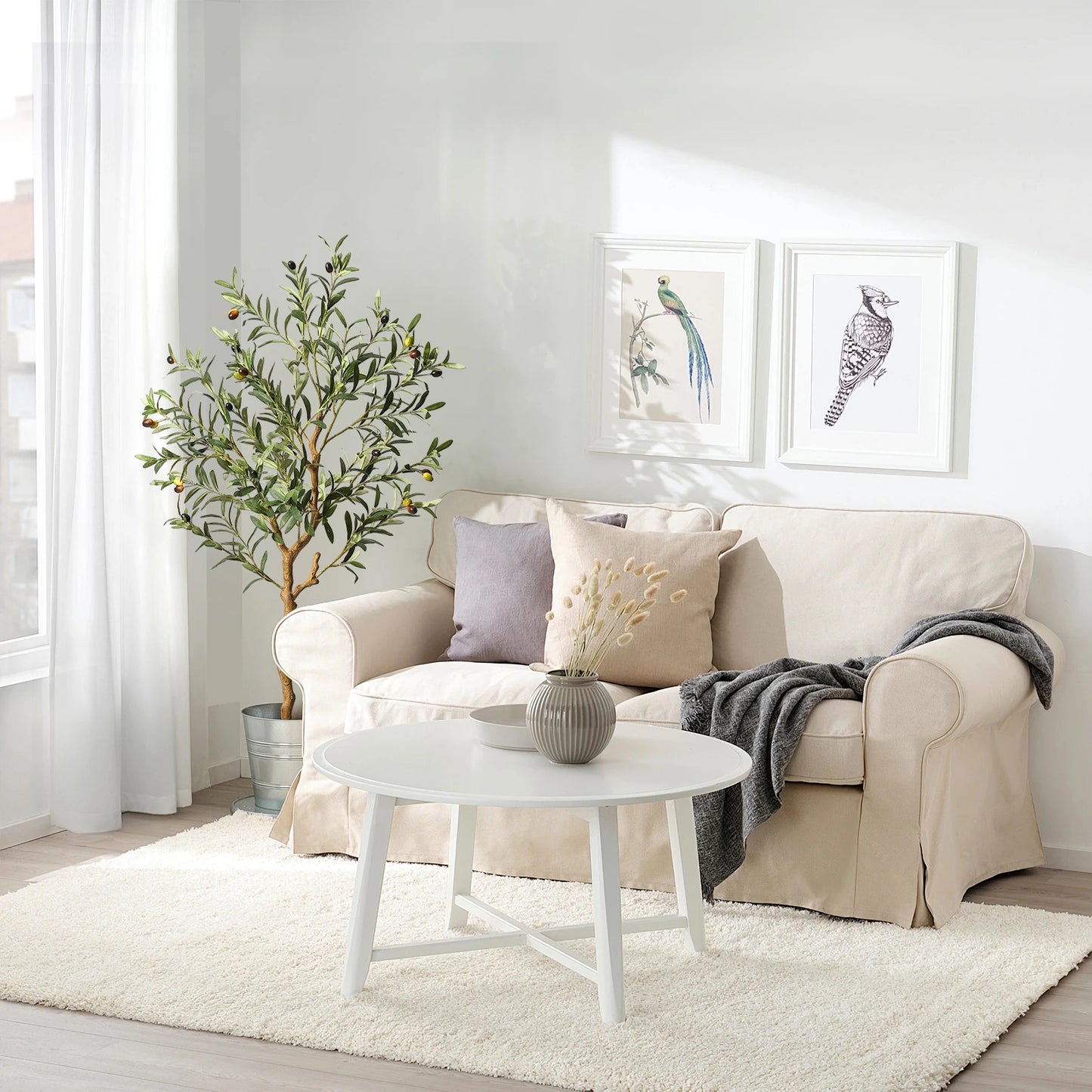 HiMISS Artificial Olive Tree In Pot For Home Room Decor