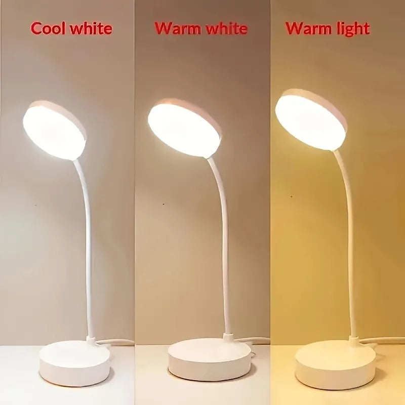 Flexible LED Desk Lamp With USB Power And Level Dimmer