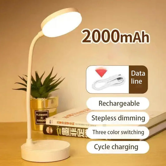 Flexible LED Desk Lamp With USB Power And Level Dimmer