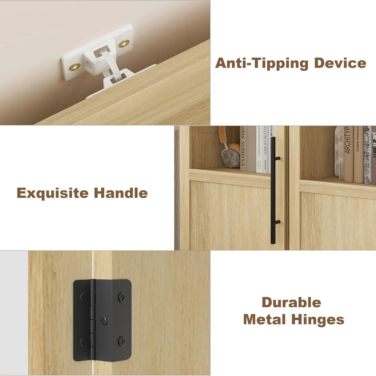 HiMISS Narrow Bathroom Cabinet With Glass Door Slim Storage Unit