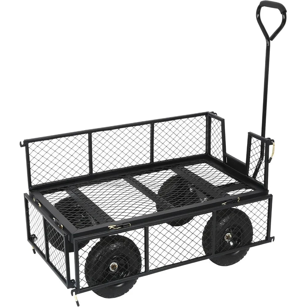 Bilt Hard 400 Lb Flat Free Tire Steel Garden CartPro