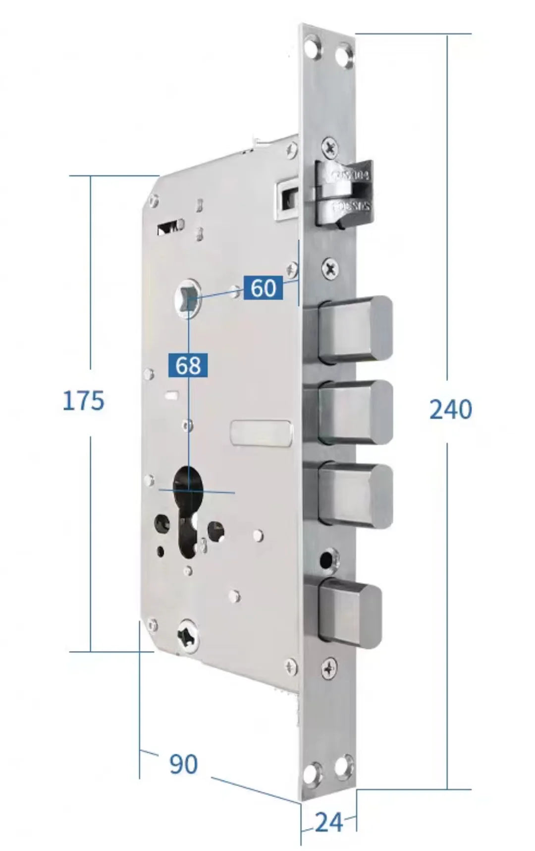 YKESDL 3D Face Recognition Biometric Door Lock With Camera
