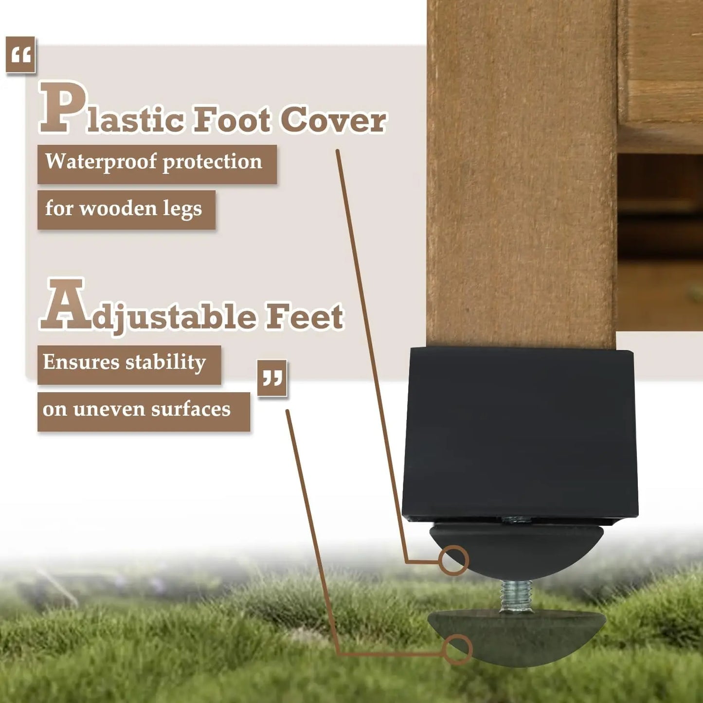 PetsCosset Outdoor Storage Shed For Garden Tools And Supplies