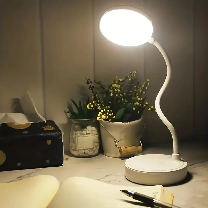 Flexible LED Desk Lamp With USB Power And Level Dimmer