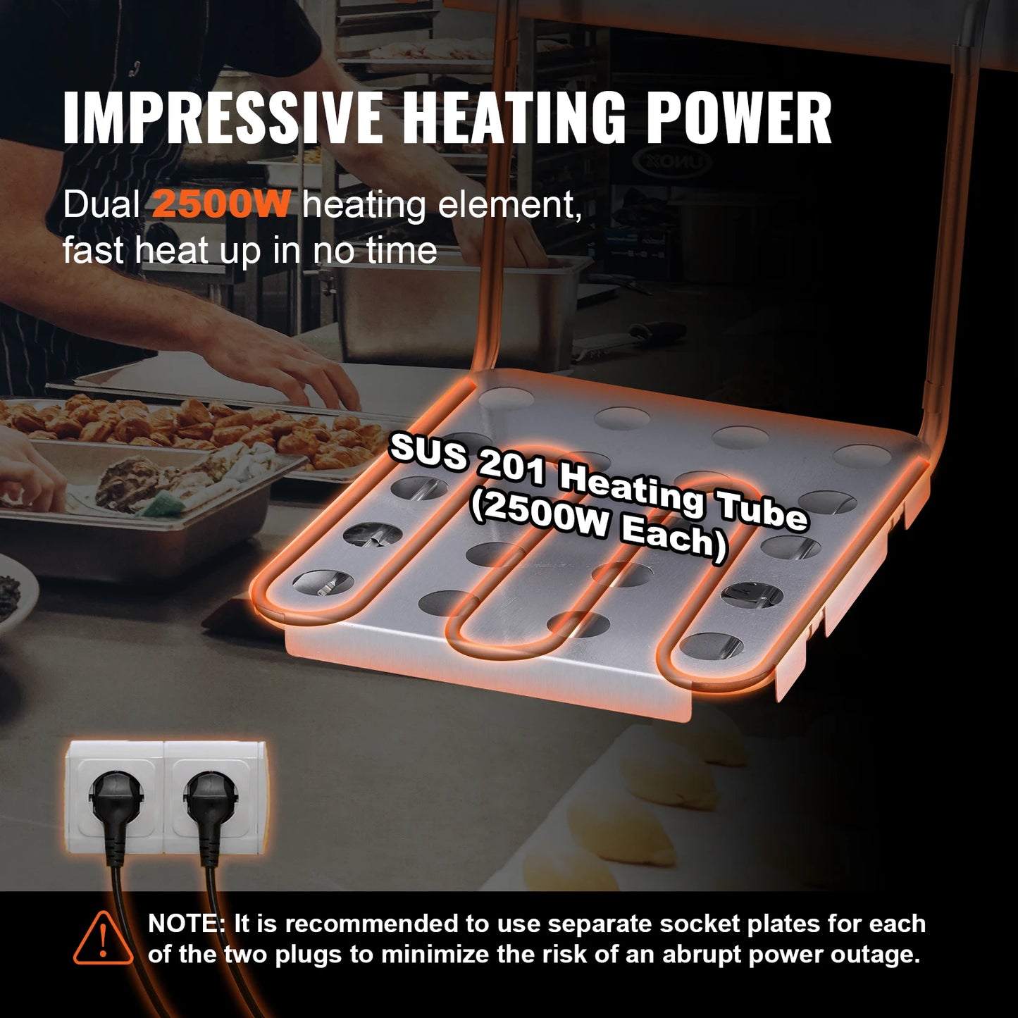 SucceBuy 12L Electric Deep Fryer With Dual Removable Tanks