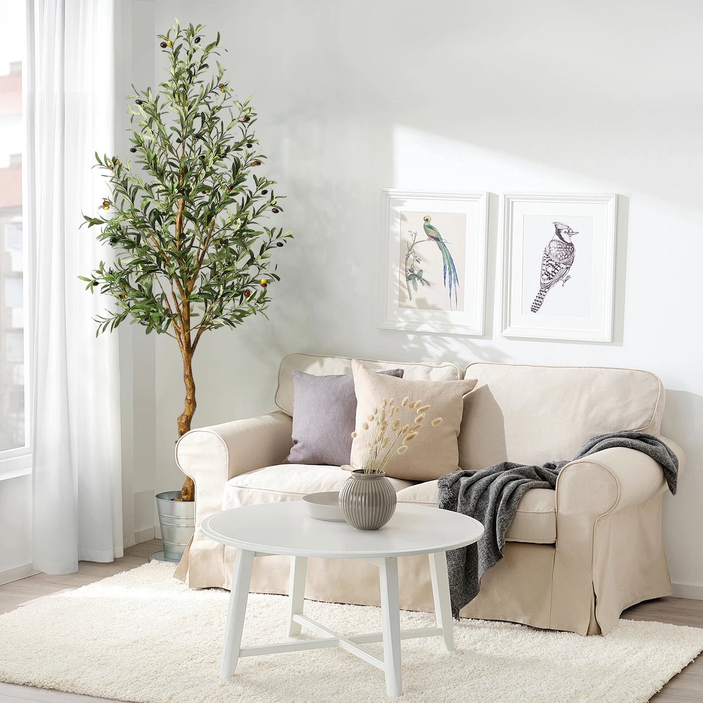 HiMISS Artificial Olive Tree In Pot For Home Room Decor