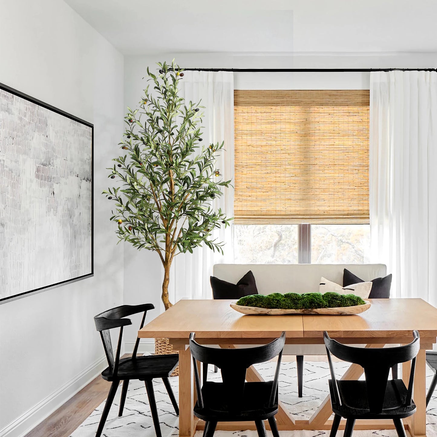 HiMISS Artificial Olive Tree In Pot For Home Room Decor