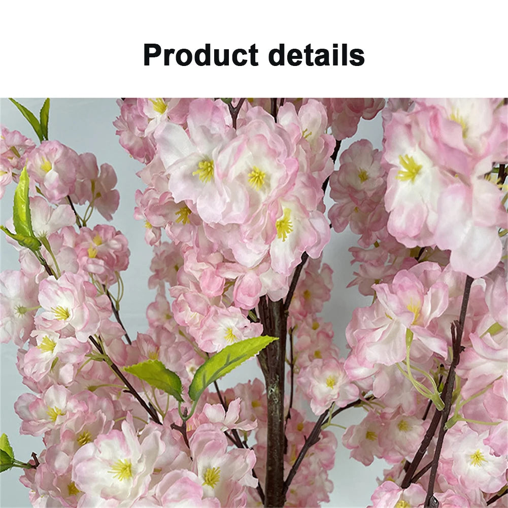 HiMISS Artificial Cherry Blossom Tree Potted Home Decor