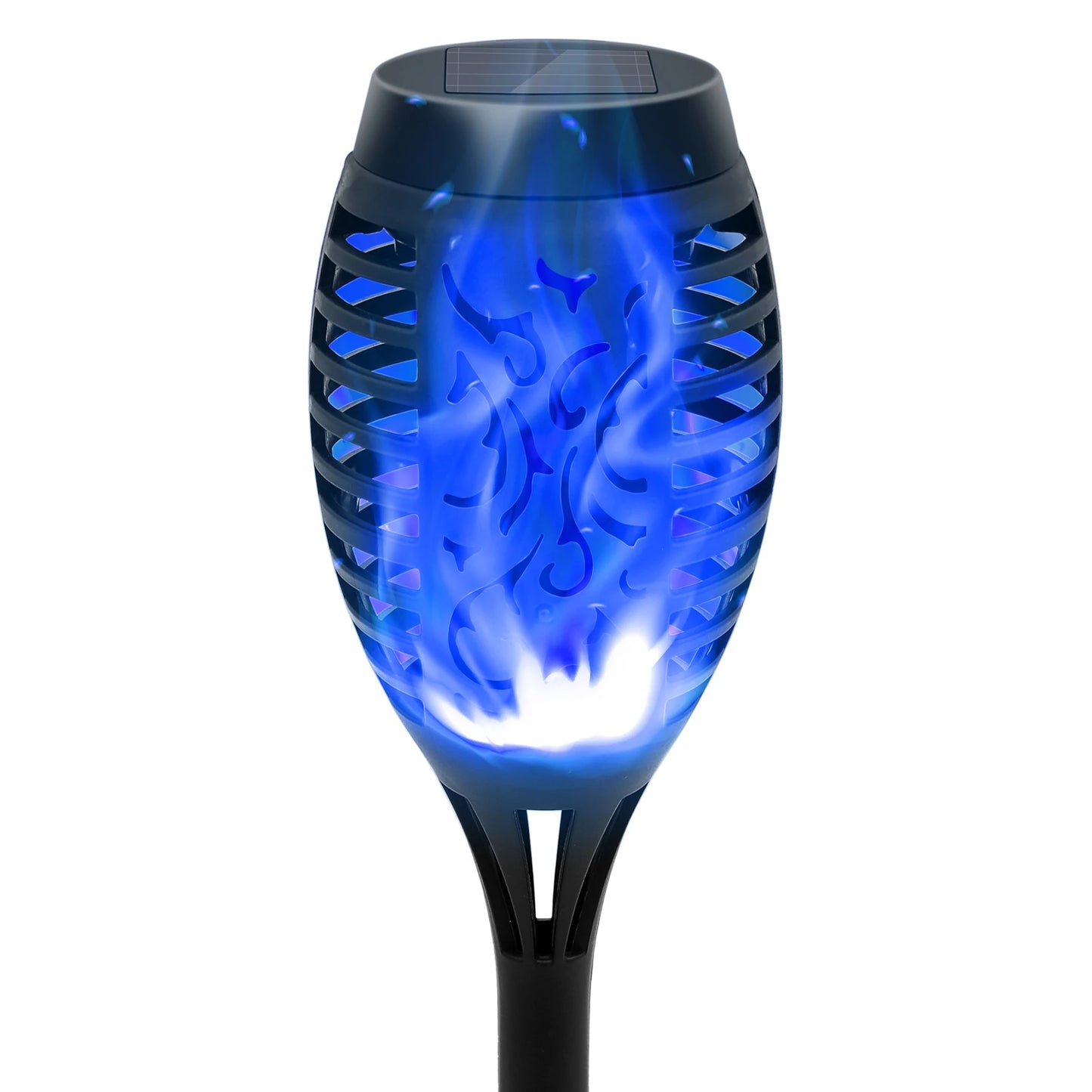 8 Pack Solar Torch Lights Flickering Flame Outdoor Waterproof Garden Decor