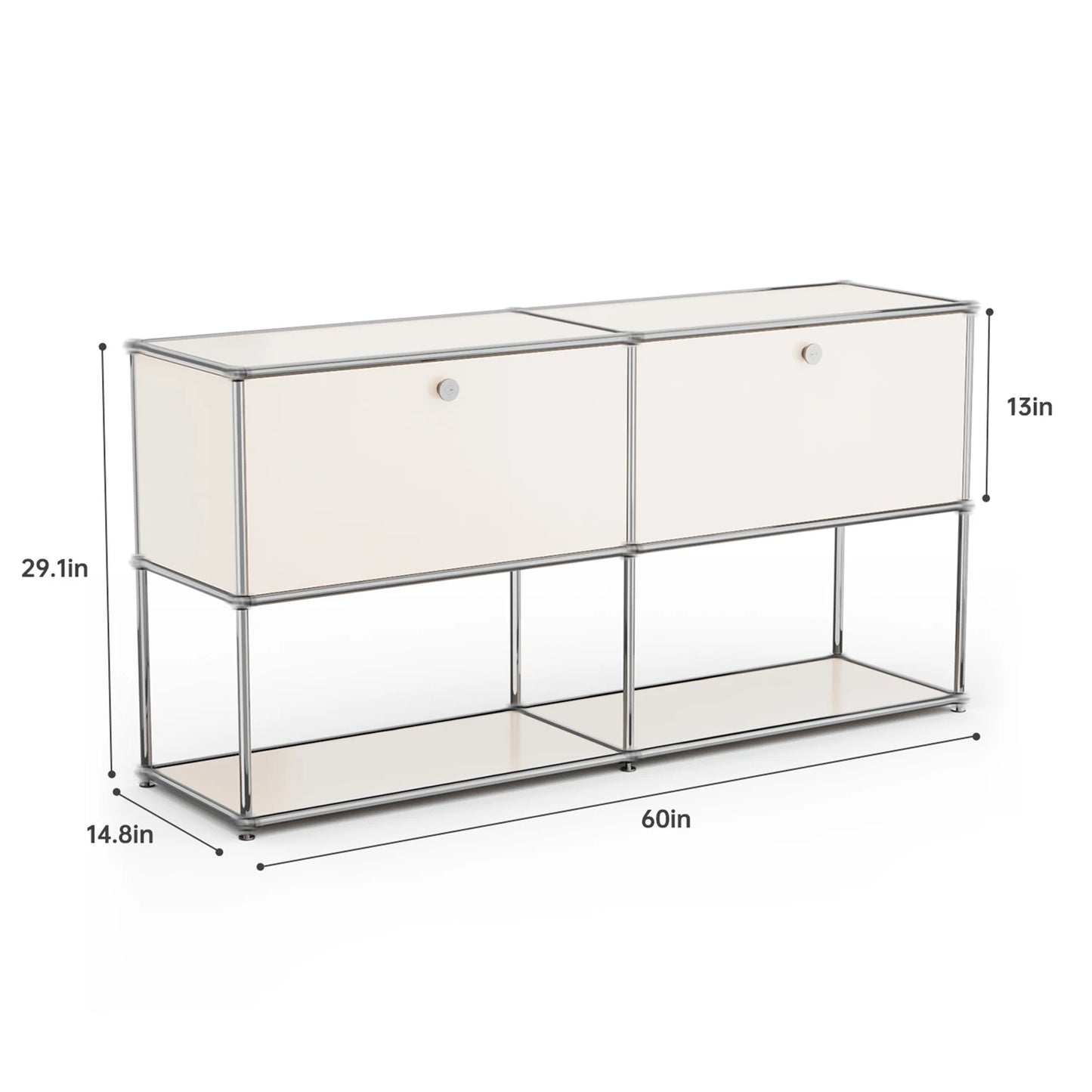 Stainless Steel Storage Cabinet Sideboard For Living Room