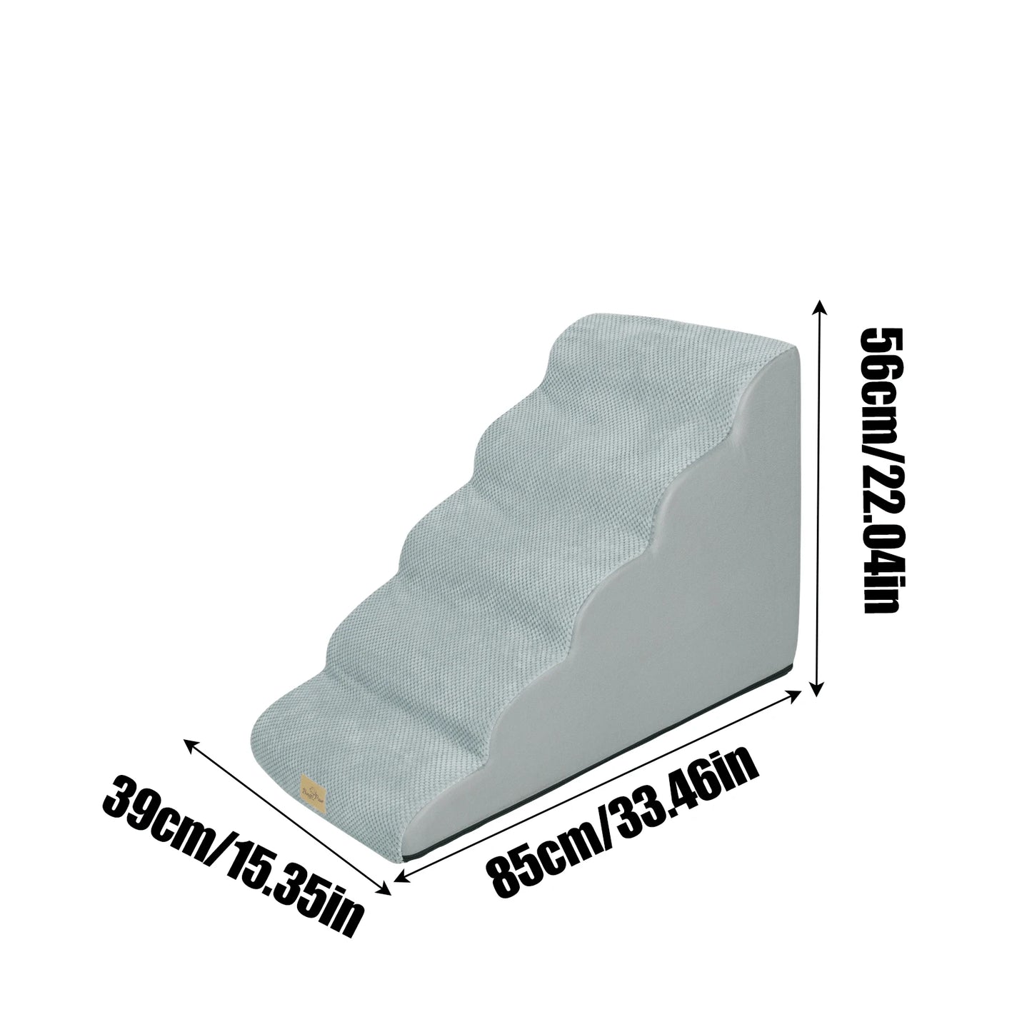 Pet Training Stairs With Removable Cover For Beds And Sofas