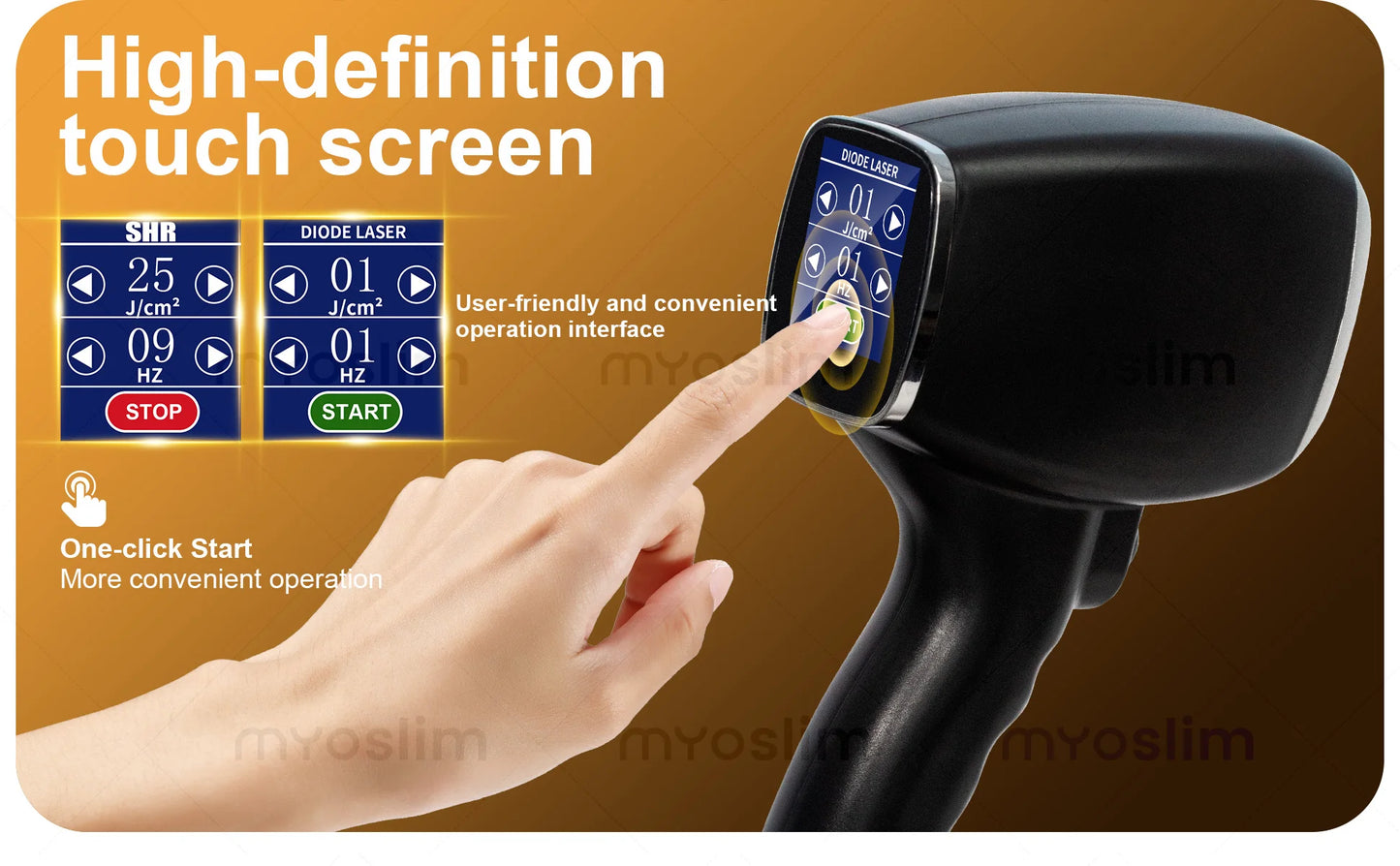 MYOSLIM Soprano Diode Hair Removal Laser 755 808 940 1064