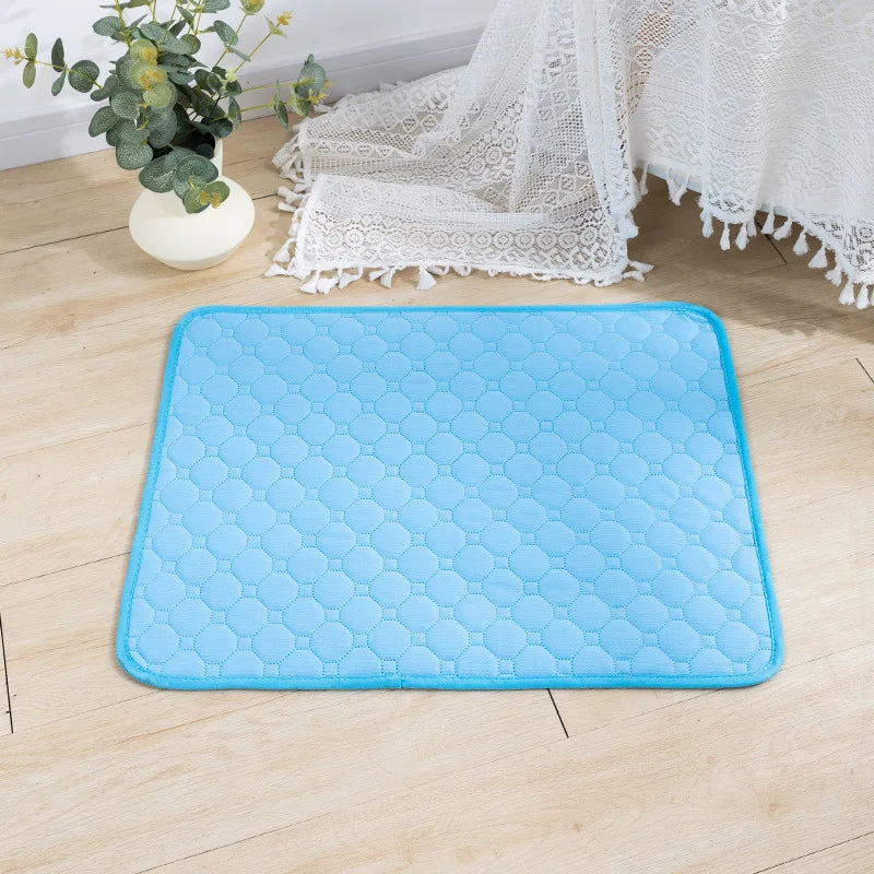 Washable Dog Diaper Mat Reusable Training Pad Waterproof Puppy Bed