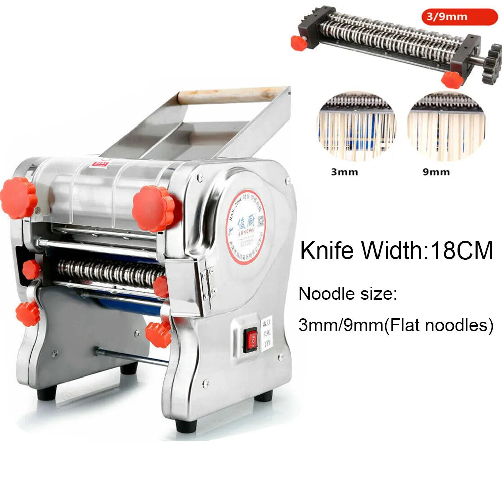 Hign-concerned 550W Electric Pasta Maker Noodle Machine With Dual Knife