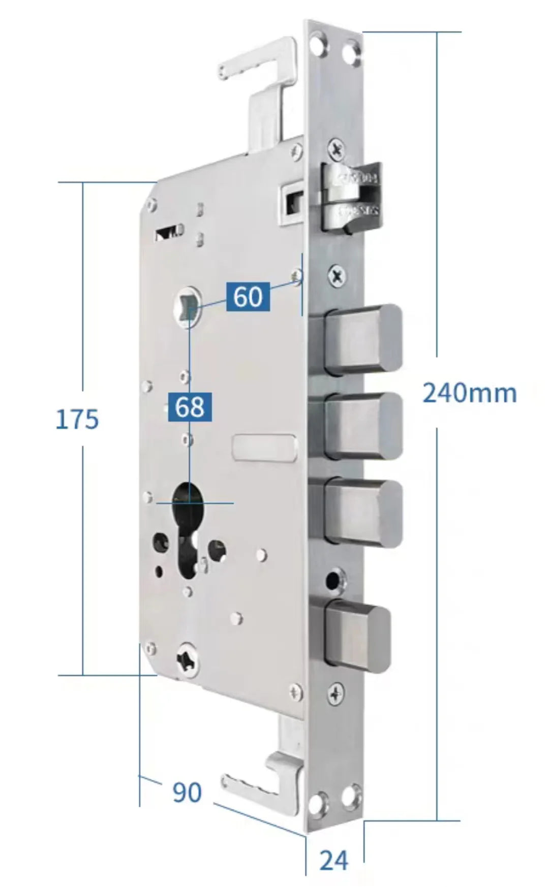 YKESDL 3D Face Recognition Biometric Door Lock With Camera
