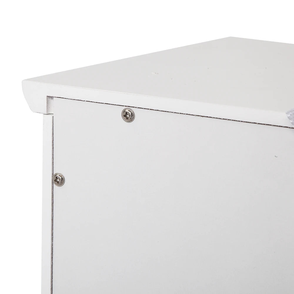4 Drawers Storage Cabinet For Home And Bathroom Organization