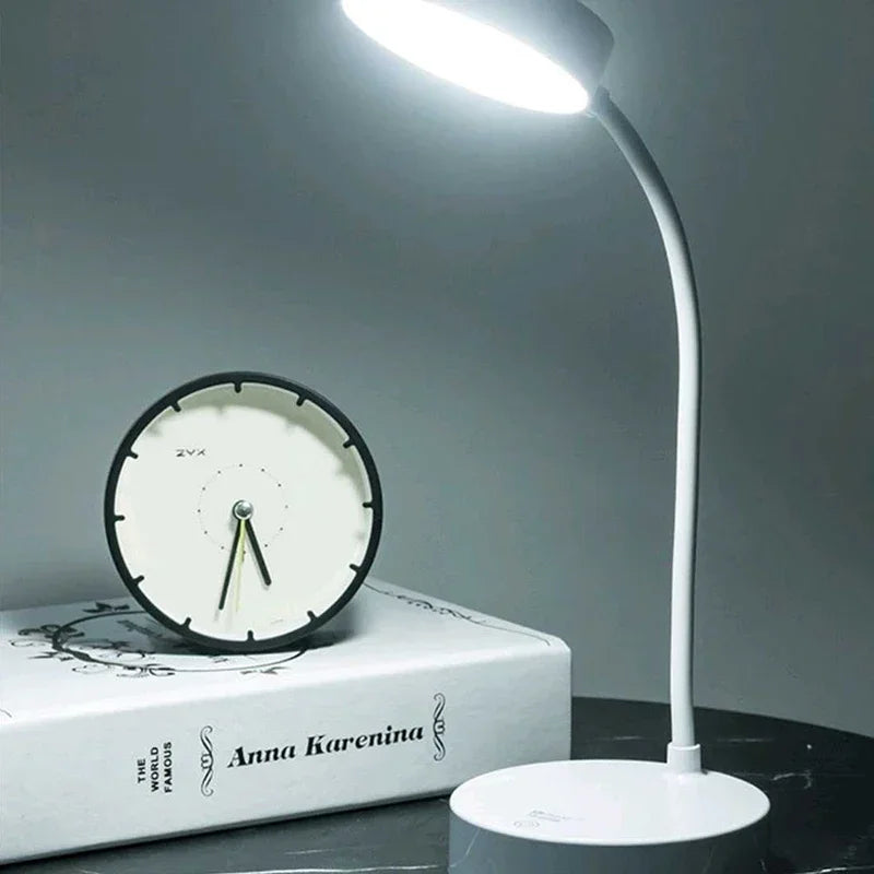 Flexible LED Desk Lamp With USB Power And Level Dimmer