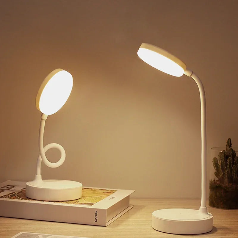 Flexible LED Desk Lamp With USB Power And Level Dimmer