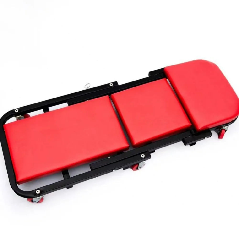 2-In-1 Folding Mechanic Stool Creeper Seat For Garage