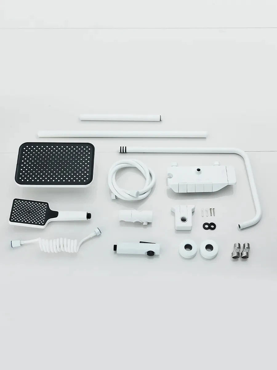 Onyzpily Shower Faucet Set With 4-Way Rainfall System