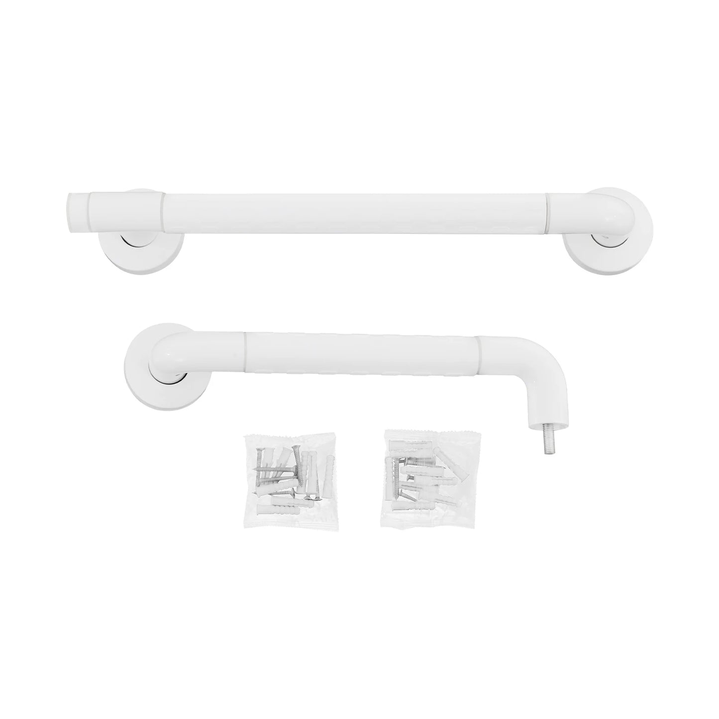 Stainless Steel L Shaped Grab Bar 200kg Capacity Anti Slip