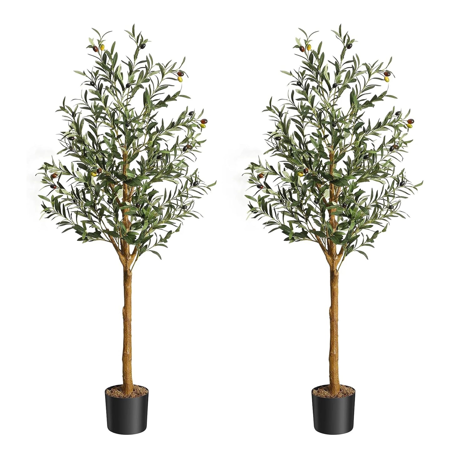 HiMISS Artificial Olive Tree In Pot For Home Room Decor
