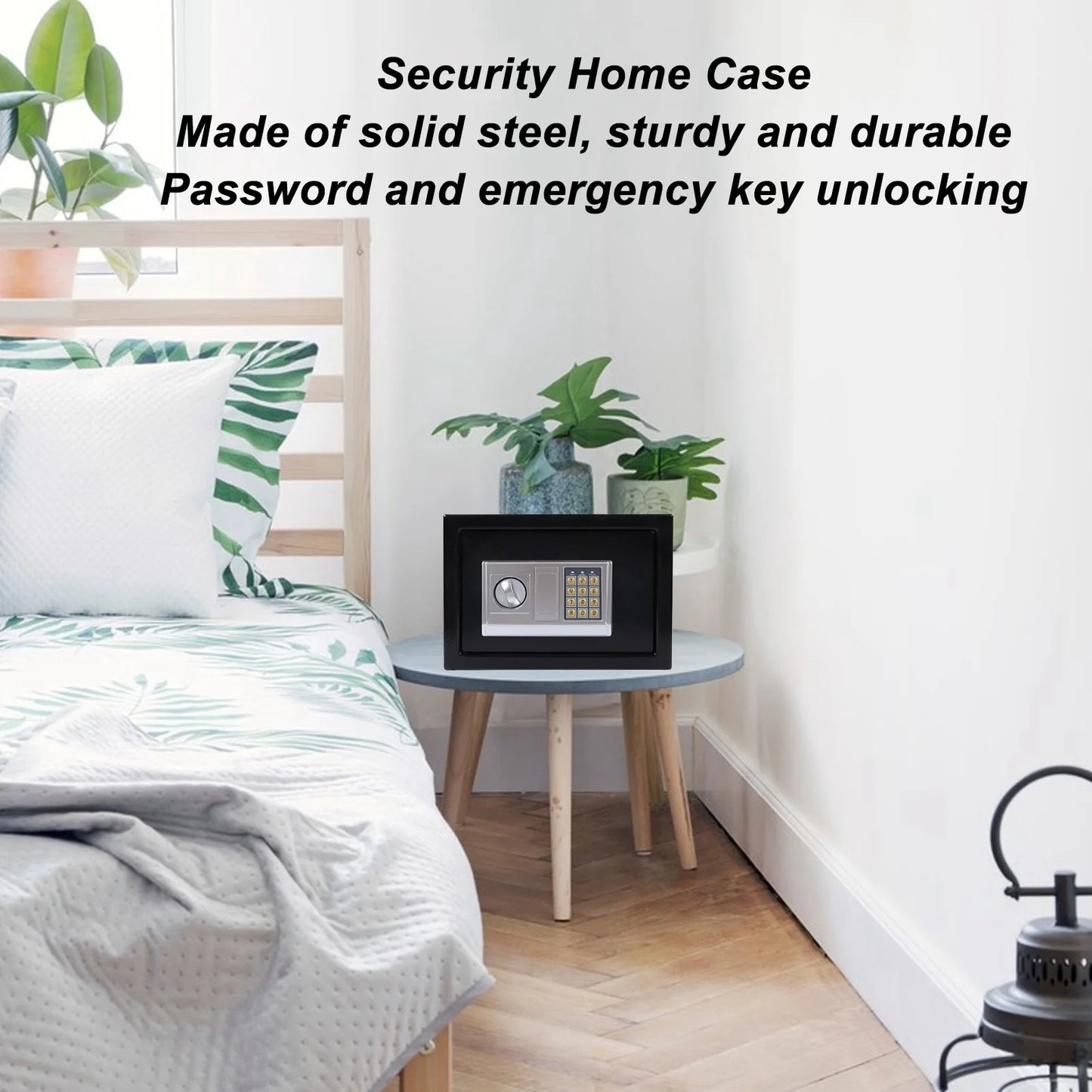 Electronic Safe Box Digital Safe With Password And Key Unlocking