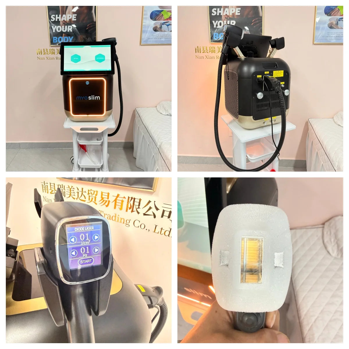 MYOSLIM Soprano Diode Hair Removal Laser 755 808 940 1064