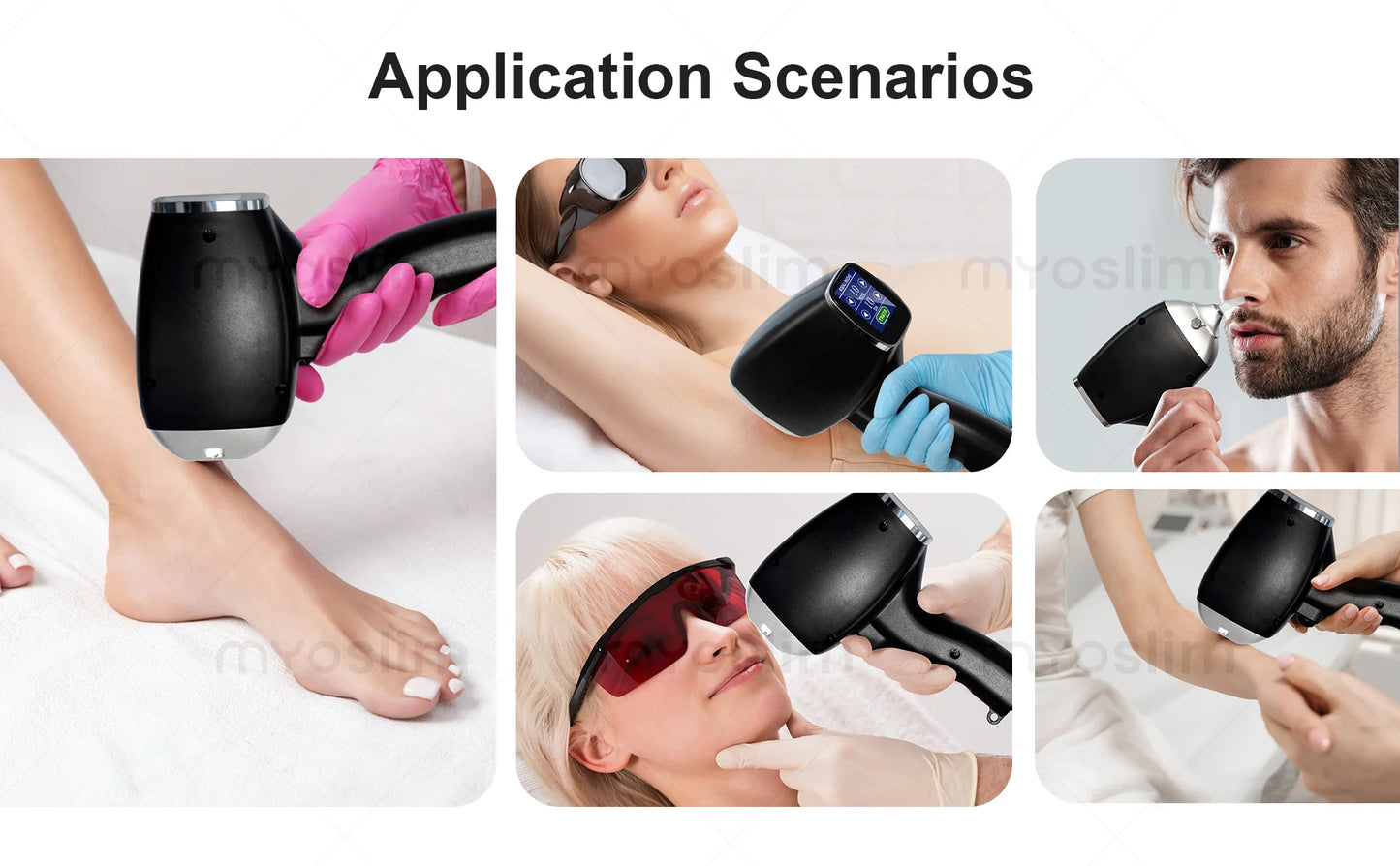 MYOSLIM Soprano Diode Hair Removal Laser 755 808 940 1064