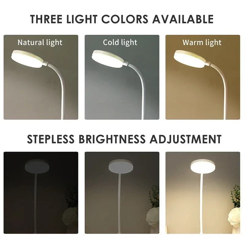 Flexible LED Desk Lamp With USB Power And Level Dimmer